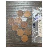 Wheat Pennies Mixed Condition