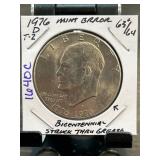 1976 Eisenhower Dollar with Mint Error