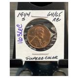 1944-S Lincoln Wheat Cent Graded RB