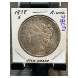 1878-S Morgan Silver Dollar High Grade