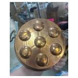 Copper Escargot Pan with Brass Handles