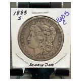 1883-S Morgan Silver Dollar Coin