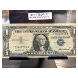 1957 Blue Seal $1 Silver Certificate Note