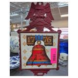 1776 Napcoware Plaque with Liberty Bell Design