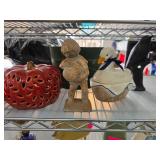 Decorative Items and Wooden Box