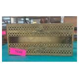 Vintage Brass Ornate Tissue Box