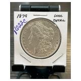 1879 Morgan Silver Dollar Uncirculated Details