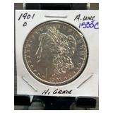 1901-O Morgan Silver Dollar in High Grade