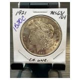 1921 Morgan Silver Dollar MS63/64