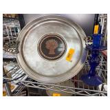 Metal Tray With Decorative Handles