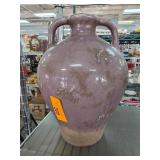 Ceramic Jug with Purple Glaze and Handles