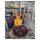 Decorative Glassware and Ceramic Bell