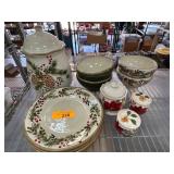 Holiday-Themed Ceramic Dinnerware Set