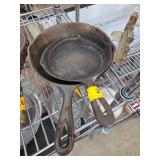Two Cast Iron Skillets