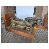 Vintage Car-Theme Bookends
