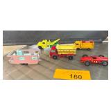 Five Die-Cast Vehicles Made in England