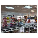 Paper Mache Clown Figurines