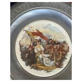 1976 Great American Revolution Pewter Plate