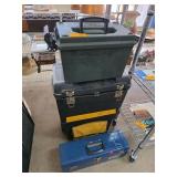 Toolboxes and Accessories w Contents Coleman +