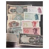 Banknotes from Various Countries