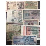 World Paper Currency Notes