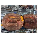 Three Copper Mold Pieces