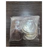 Canada Dollars in Plastic Bag