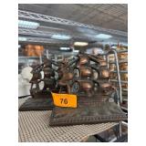 Old Ironsides Heavy Metal Bookends