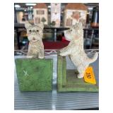 Cast Scottie Dog-Themed Bookends