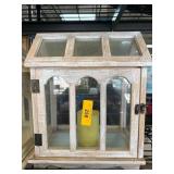 Wood and Glass Decorative Lantern