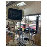 Decorative Stand with Chalkboard Sign