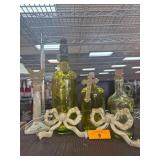 Decorative Glass Bottles and Accents