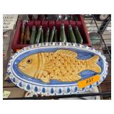 Ceramic Sigma Fish Serving Platter