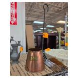 Copper Cider Measure With Label and Hook
