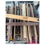 Wooden Textile Shuttles and Tools
