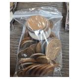 Bag of Mixed Coins in Plastic Baggie