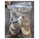Bag of Mixed World Coins in Various Metals