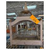 Decorative Wooden and Metal Birdcage