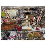 Holiday Decor Lot Featuring Figurines and Plates