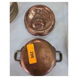 Copper Mold with Pear Design and Handles
