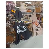 Two Holiday-Themed Dog Decorations