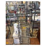 Metal Scrollwork Standing Rack, Multi-Tiered