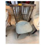 Wooden Rocking Chair With Cushion