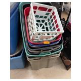 Plastic Storage Bins and Baskets