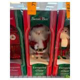 Santaï¿½s Best European Glass Santa Ornament