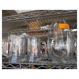 Clear Glass Pitcher and Two Mugs Set