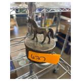 Silverplated Box With Horse Design