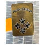 Harley-Davidson Brass Zippo Lighter