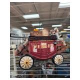 Ceramic Wells Fargo Stagecoach With Riders