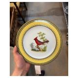 Limoges Cardinal Plate by Royal Worcester